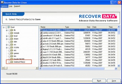 Recover Data for Linux 2.1 screenshot