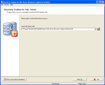 Recovery Toolbox for SQL Server 2.1.9 screenshot