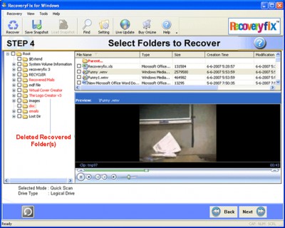 RecoveryFix for Windows 11.01 screenshot