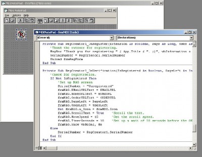 Registration Creator ActiveX v4.0 4.00.0237 screenshot