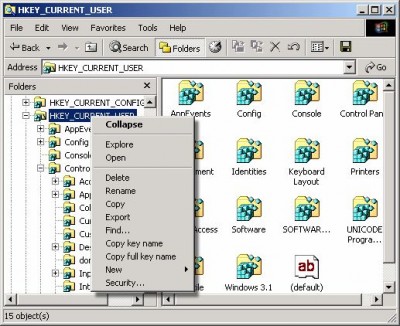 Registry Explorer 1.2 screenshot