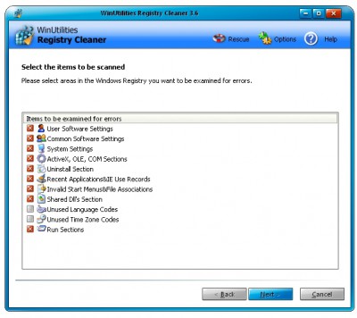 Registry Repair Suite 6.47 screenshot