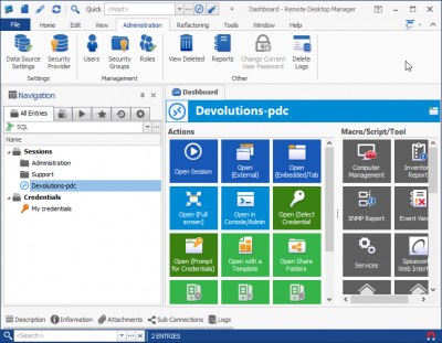 Remote Desktop Manager 2019.1 screenshot