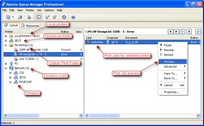 Remote Queue Manager Professional 5.50 screenshot