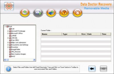 Removable Media Data Recovery Software 3.0.1.5 screenshot