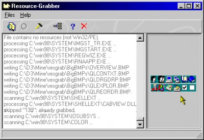 Resource-Grabber 2.68d screenshot