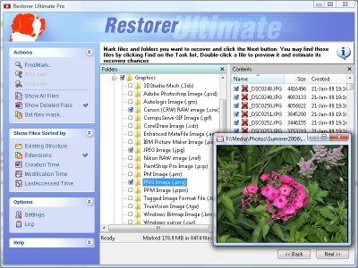 Restorer Ultimate 7.5 screenshot