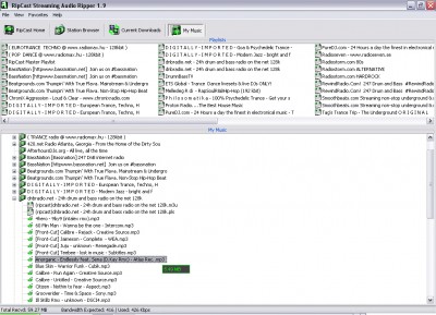 Ripcast Streaming Audio Ripper 1.90 screenshot