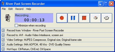 River Past Screen Recorder 7.8 screenshot