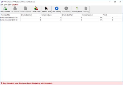 RoboMail Mass Mail Software 6.4.1 screenshot