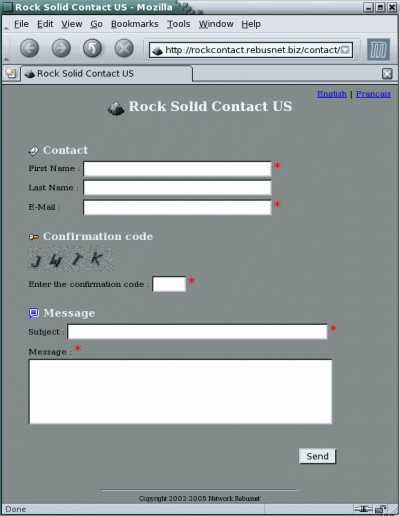 Rock Solid Contact US System 0.7.3 screenshot