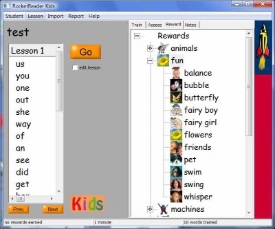 RocketReader Kids 2.8 screenshot