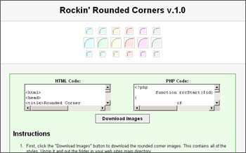 Rockin Rounded Corners 1.0 screenshot