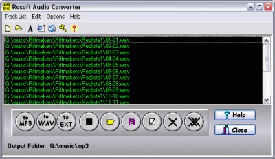 Rosoft Audio Converter, Bronze Edition 4.1.6 screenshot