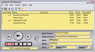 Rosoft CD Extractor, Bronze Edition 4.1.6 screenshot