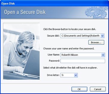 SafeIT Secure Disk 1.5 screenshot