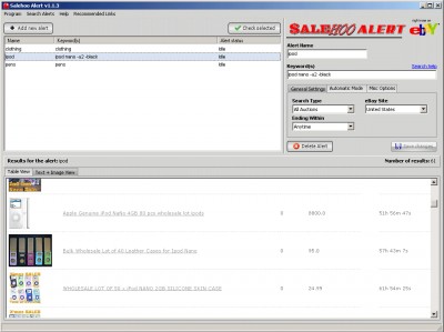 SaleHoo Alert 1.1.4 screenshot