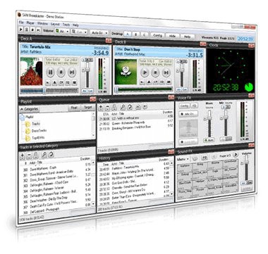 SAM Broadcaster PLUS 4.9.5 screenshot