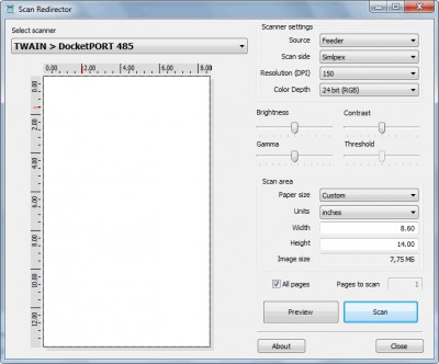 Scan Redirector RDP Edition 1.5.1 screenshot