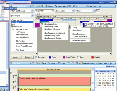 Schedules4Team for Outlook 3.01.0459 screenshot