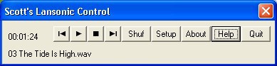 Scotts Lansonic Remote 1.0 screenshot