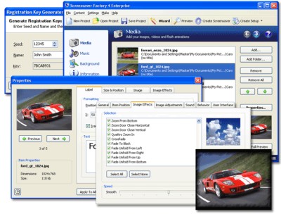 Screensaver Factory 3 Pro 3.5 screenshot