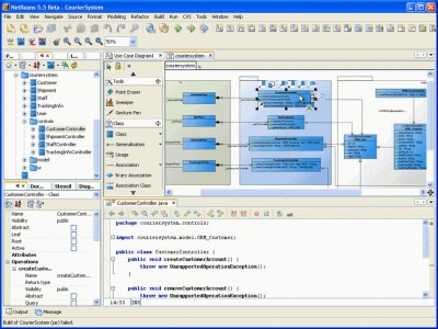 SDE for NetBeans (CE) for Linux 4.3 screenshot