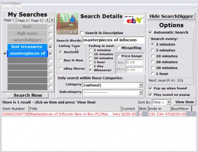 SearchDigger 1.2 screenshot