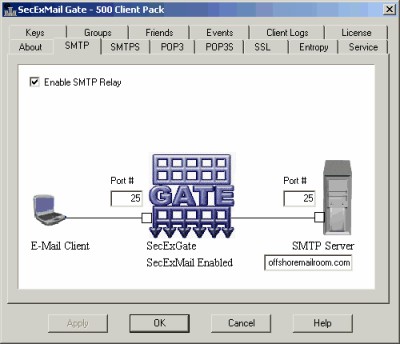 SecExMail Gate 1.2 screenshot