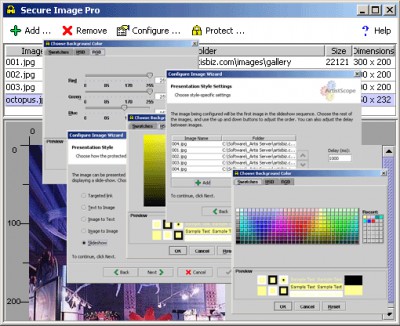 Secure Image Pro Linux 5.0 screenshot