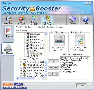 Security Booster 3.0 screenshot