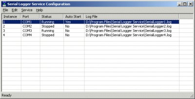 Serial Logger Service 1.0 screenshot