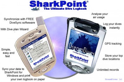 SharkPoint for PocketPC, the scuba dive log 1.5.1.05 screenshot
