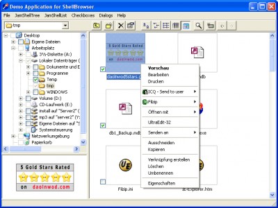 ShellBrowser Components for ActiveX 4.21 screenshot