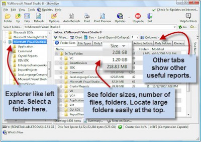 ShowSize Disk Space Analyzer 5.1 screenshot