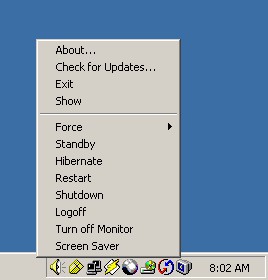 ShutdownTray 1.3.2 screenshot