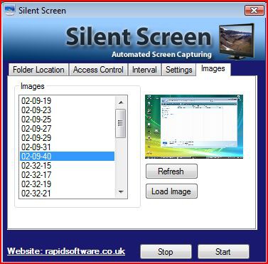 Silent Screen 2.0.0.2 screenshot