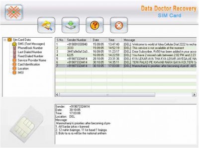 Sim Card Data Backup Tool 4.0.1.5 screenshot