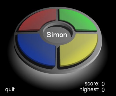 Simon Extreme 1.1.1 screenshot