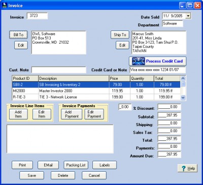 Simple Business Invoicing & Inventory 3.3.1 screenshot
