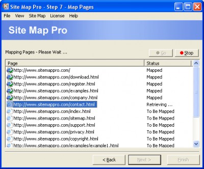 Site Map Pro 2.2.1 screenshot