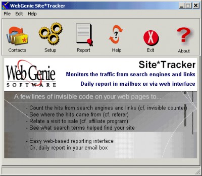 Site Tracker 1.15 screenshot
