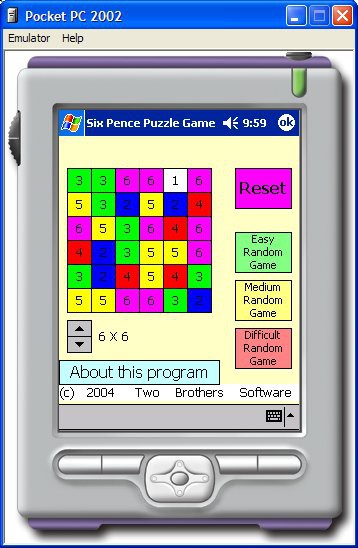 Six Pence Pocket PC 1.01 screenshot