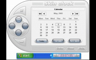 Skin Clock 1.10 screenshot