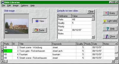 Slide Librarian 2.40 screenshot