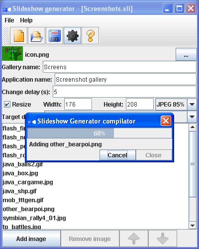 Slideshow Generator for Windows 1.00 screenshot