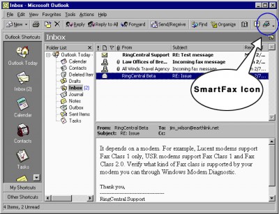SmartFax Pro 2004 screenshot