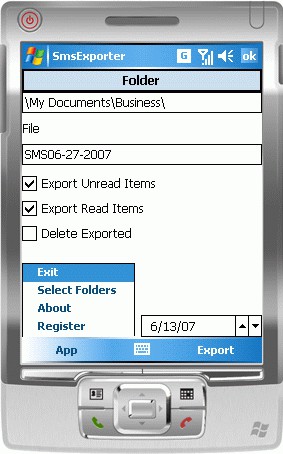SMS Exporter 1.4.2 screenshot
