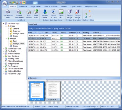 Snappy Fax Version 5 5.0 screenshot