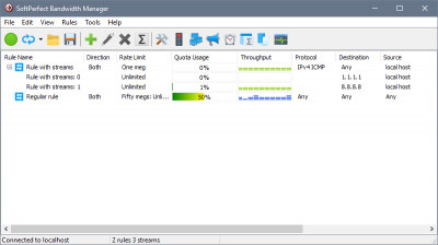 SoftPerfect Bandwidth Manager 3.2.11 screenshot